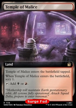 Temple of Malice (V.3)⁣ - Universes Beyond: Doctor Who: Extras⁣ (Rare)⁣ [1118]