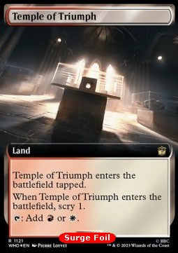 Temple of Triumph (V.3)⁣ - Universes Beyond: Doctor Who: Extras⁣ (Rare)⁣ [1121]