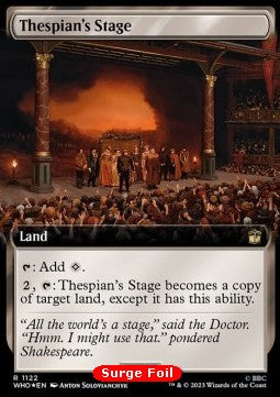 Thespian's Stage (V.3)⁣ - Universes Beyond: Doctor Who: Extras⁣ (Rare)⁣ [1122]