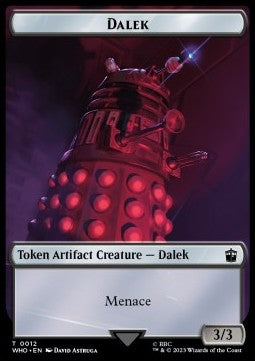 Dalek Token (A 3/3) // Alien Angel Token (A 2/2)⁣ - Universes Beyond: Doctor Who: Extras⁣ (Token)⁣ [T 12/11]