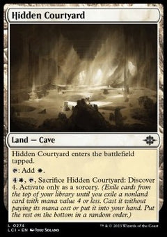 Hidden Courtyard⁣ - The Lost Caverns of Ixalan⁣ (Land)⁣ [274]