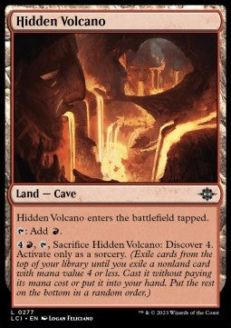 Hidden Volcano⁣ - The Lost Caverns of Ixalan⁣ (Land)⁣ [277]