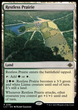 Restless Prairie⁣ - The Lost Caverns of Ixalan⁣ (Rare)⁣ [281]