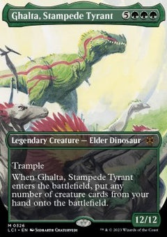 Ghalta, Stampede Tyrant⁣ - The Lost Caverns of Ixalan: Extras⁣ (Mythic)⁣ [326]