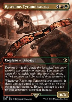 Ravenous Tyrannosaurus (V.1)⁣ - Universes Beyond: Jurassic World Collection⁣ (Rare)⁣ [18]