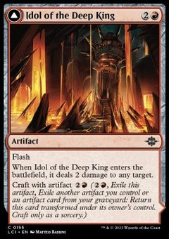 Idol of the Deep King // Sovereign's Macuahuitl⁣ - The Lost Caverns of Ixalan⁣ (Common)⁣ [155]