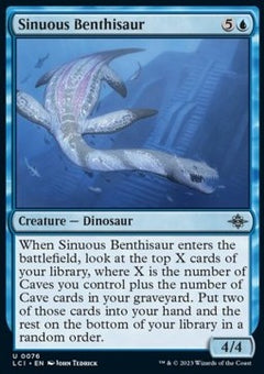 Sinuous Benthisaur⁣ - The Lost Caverns of Ixalan⁣ (Uncommon)⁣ [76]