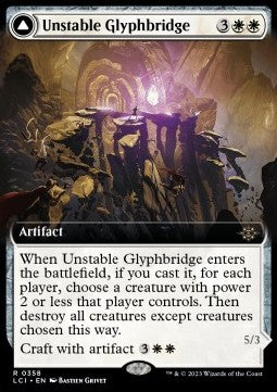 Unstable Glyphbridge // Sandswirl Wanderglyph⁣ - The Lost Caverns of Ixalan: Extras⁣ (Rare)⁣ [358]