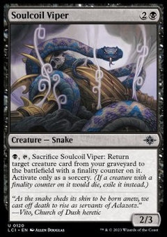 Soulcoil Viper⁣ - The Lost Caverns of Ixalan⁣ (Uncommon)⁣ [120]