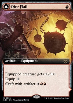 Dire Flail // Dire Blunderbuss⁣ - The Lost Caverns of Ixalan: Extras⁣ (Rare)⁣ [374]