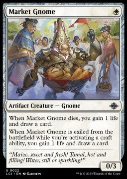Market Gnome⁣ - The Lost Caverns of Ixalan⁣ (Uncommon)⁣ [22]