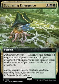 Squirming Emergence⁣ - The Lost Caverns of Ixalan: Extras⁣ (Rare)⁣ [386]