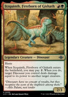 Itzquinth, Firstborn of Gishath⁣ - The Lost Caverns of Ixalan⁣ (Uncommon)⁣ [230]