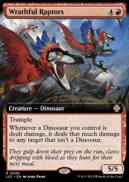 Wrathful Raptors⁣ - Commander: The Lost Caverns of Ixalan: Extras⁣ (Rare)⁣ [56]