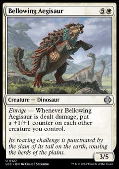 Bellowing Aegisaur⁣ - Commander: The Lost Caverns of Ixalan⁣ (Uncommon)⁣ [127]