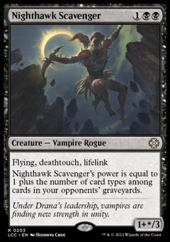 Nighthawk Scavenger⁣ - Commander: The Lost Caverns of Ixalan⁣ (Rare)⁣ [203]