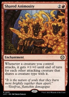 Shared Animosity⁣ - Commander: The Lost Caverns of Ixalan⁣ (Rare)⁣ [231]
