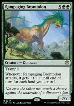 Rampaging Brontodon⁣ - Commander: The Lost Caverns of Ixalan⁣ (Rare)⁣ [247]
