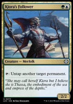 Kiora's Follower⁣ - Commander: The Lost Caverns of Ixalan⁣ (Uncommon)⁣ [273]