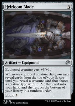 Heirloom Blade⁣ - Commander: The Lost Caverns of Ixalan⁣ (Uncommon)⁣ [303]