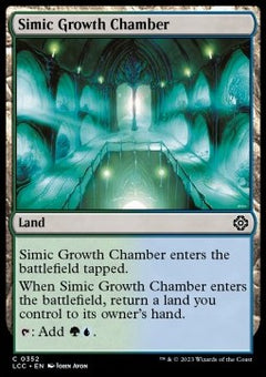 Simic Growth Chamber⁣ - Commander: The Lost Caverns of Ixalan⁣ (Common)⁣ [352]