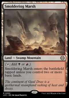 Smoldering Marsh⁣ - Commander: The Lost Caverns of Ixalan⁣ (Rare)⁣ [353]