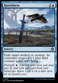 Ravenform⁣ - Commander: The Lost Caverns of Ixalan⁣ (Common)⁣ [167]