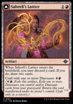 Saheeli's Lattice // Mastercraft Raptor⁣ - The Lost Caverns of Ixalan⁣ (Uncommon)⁣ [164]