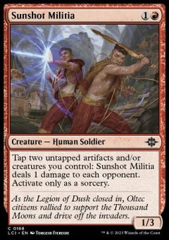 Sunshot Militia⁣ - The Lost Caverns of Ixalan⁣ (Common)⁣ [168]