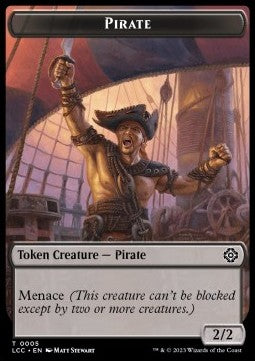 Pirate Token (B 2/2) // City's Blessing⁣ - The Lost Caverns of Ixalan: Tokens⁣ (Token)⁣ [CT 5/17]