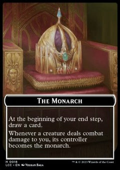 The Monarch // Dinosaur Token (G 3/3 Trample)⁣ - The Lost Caverns of Ixalan: Tokens⁣ (Token)⁣ [CT 18/10]