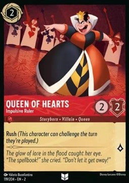 Queen of Hearts - Impulsive Ruler⁣ - Rise of the Floodborn⁣ (Uncommon)⁣ [119]