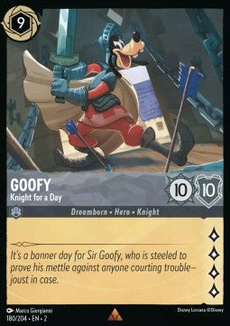 Goofy - Knight for a Day⁣ - Rise of the Floodborn⁣ (Rare)⁣ [180]