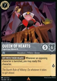 Queen of Hearts - Capricious Monarch⁣ - Rise of the Floodborn⁣ (Rare)⁣ [192]