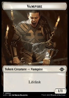 Vampire Token (W 1/1 Lifelink) // Skeleton Pirate Token (B 2/2)⁣ - The Lost Caverns of Ixalan: Tokens⁣ (Token)⁣ [T 4/8]