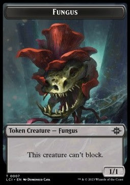 Fungus Token (B 1/1) // Map Token⁣ - The Lost Caverns of Ixalan: Tokens⁣ (Token)⁣ [T 7/17]