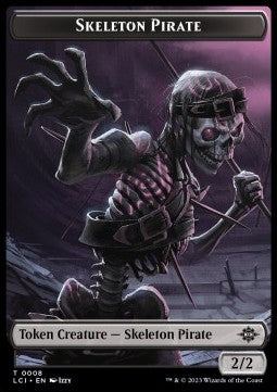Skeleton Pirate Token (B 2/2) // Gnome Token (A 1/1)⁣ - The Lost Caverns of Ixalan: Tokens⁣ (Token)⁣ [T 8/16]