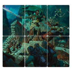 The Lord of the Rings: Tales of Middle-earth Holiday Release: "Aragorn at Helm's Deep" Scene Art Cards Set⁣ - The Lord of the Rings: Tales of Middle-earth Holiday Release⁣ (Special)