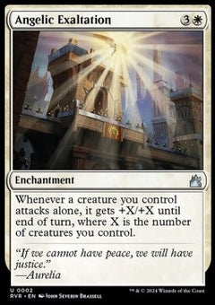 Angelic Exaltation⁣ - Ravnica Remastered⁣ (Uncommon)⁣ [2]