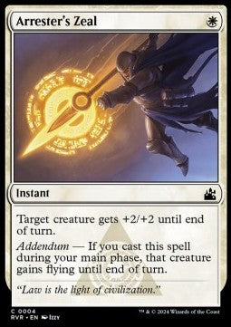 Arrester's Zeal⁣ - Ravnica Remastered⁣ (Common)⁣ [4]