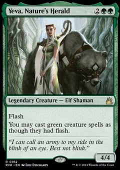 Yeva, Nature's Herald⁣ - Ravnica Remastered⁣ (Rare)⁣ [162]