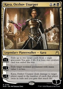 Kaya, Orzhov Usurper⁣ - Ravnica Remastered⁣ (Rare)⁣ [194]