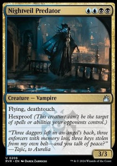 Nightveil Predator⁣ - Ravnica Remastered⁣ (Uncommon)⁣ [206]