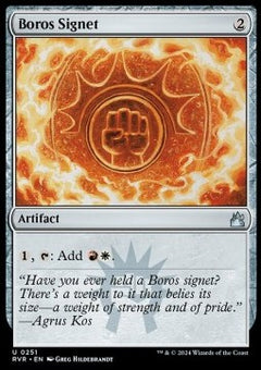 Boros Signet⁣ - Ravnica Remastered⁣ (Uncommon)⁣ [251]