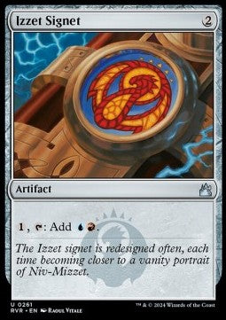 Izzet Signet⁣ - Ravnica Remastered⁣ (Uncommon)⁣ [261]