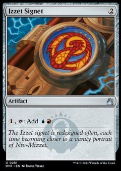 Izzet Signet⁣ - Ravnica Remastered⁣ (Uncommon)⁣ [261]