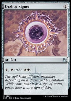 Orzhov Signet⁣ - Ravnica Remastered⁣ (Uncommon)⁣ [263]