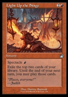 Light Up the Stage⁣ - Ravnica Remastered: Extras⁣ (Uncommon)⁣ [338]