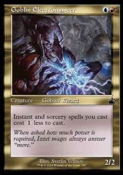 Goblin Electromancer⁣ - Ravnica Remastered: Extras⁣ (Common)⁣ [367]