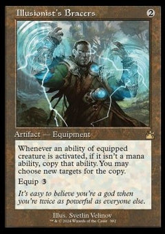 Illusionist's Bracers⁣ - Ravnica Remastered: Extras⁣ (Rare)⁣ [392]